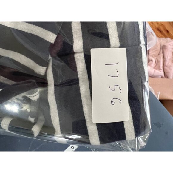 J. Crew Re Imagined Navy White T Shirt Dress Medium Vacation Substainable - Picture 11 of 11